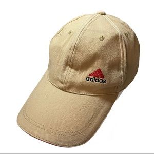 ADIDAS tan adjustable baseball cap hat